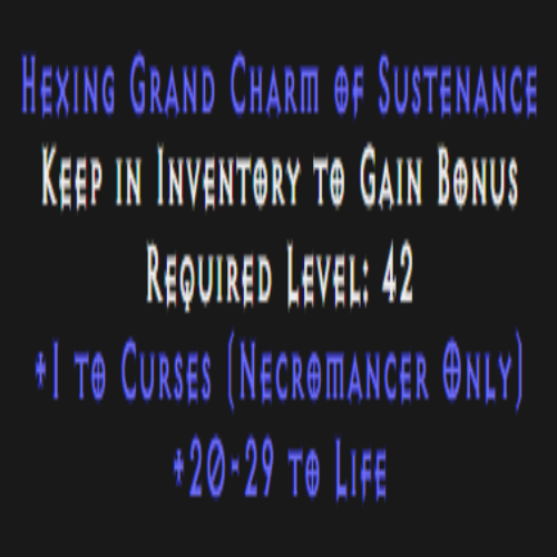 Necromancer Curses Skiller 20-29 Life Description