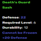 Death's Guard (Belt) Description