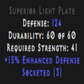 Light Plate 15% ED 3 Sockets Description