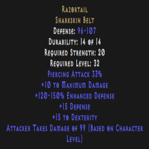 Razortail Description