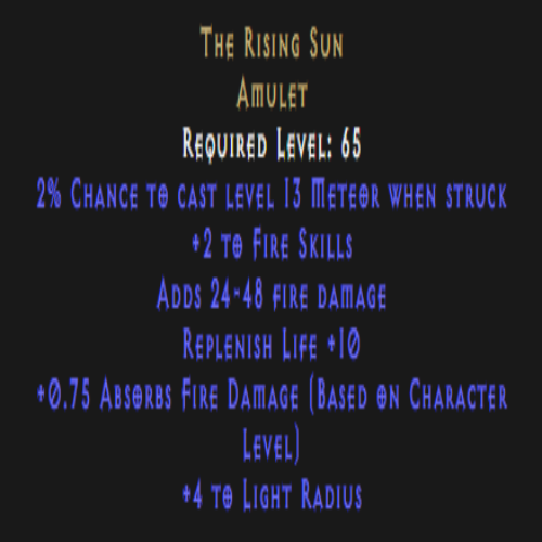 The Rising Sun Description