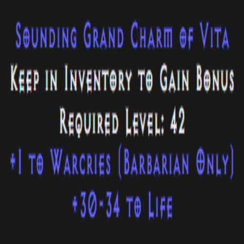 Barbarian Warcries Skiller 30-34 Life Description